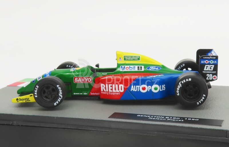 Edicola Benetton F1  B190 Ford N 20 Season 1990 Nelson Piquet 1:43 Zelená Červená Modrá