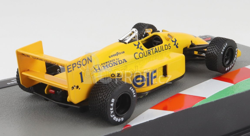 Edicola Lotus F1  100t Team Camel Honda N 1 Season 1988 Nelson Piquet 1:43 Žlutá