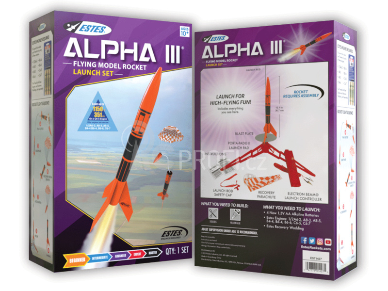 Estes Alpha III E2X, Launch Set