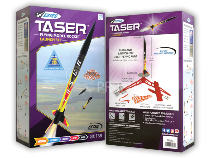 Estes Taser E2X, Launch Set