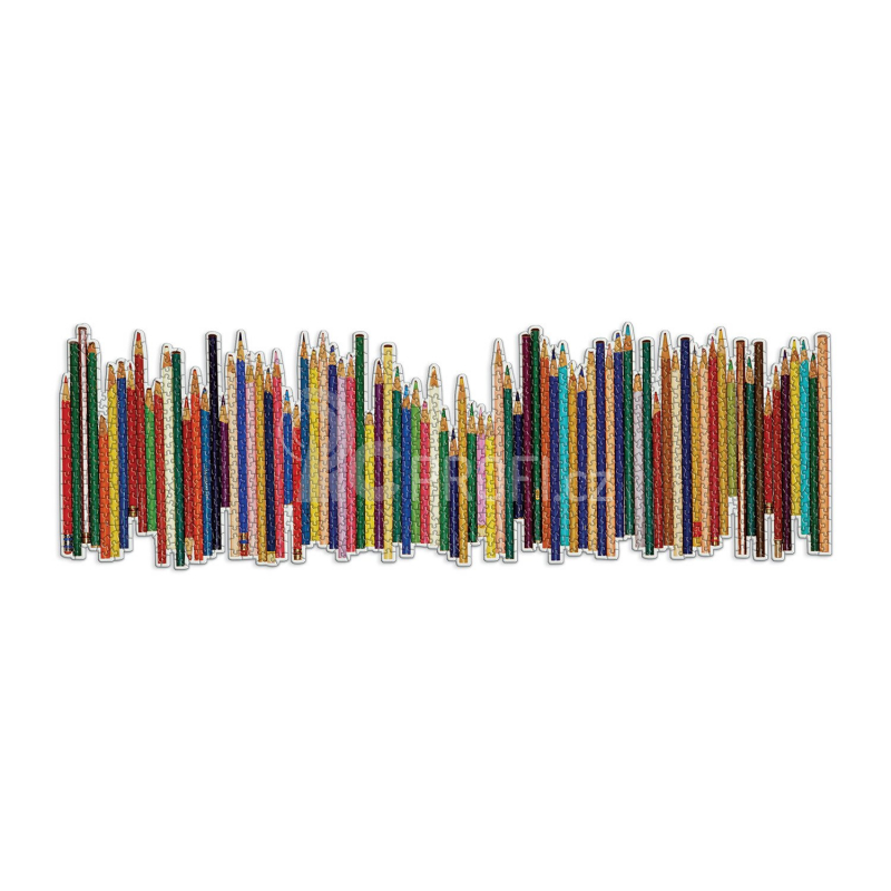Galison Puzzle Barevné pastelky 1000 dílků