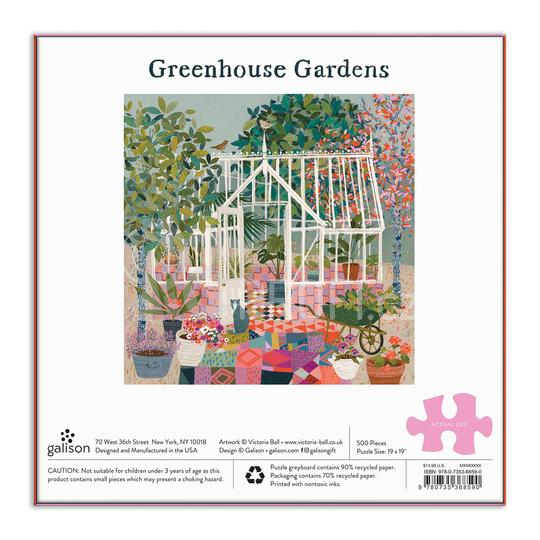 Galison Puzzle Zahradní skleník 500 dílků