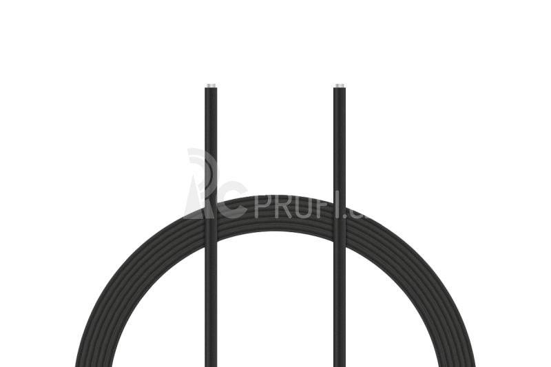 Kabel silikon 0.25mm2 1m (černý)