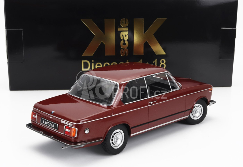 Kk-scale BMW L2002 Tii 2-series 1974 1:18 Tmavě Červená