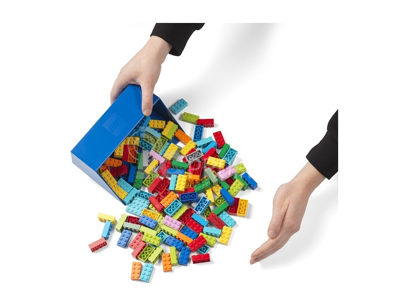 LEGO naběrač na kostičky červená/modrá, set 2ks