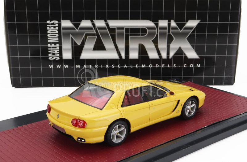 Matrix scale models Ferrari 456gt Sedan 1993 1:43 Žlutá