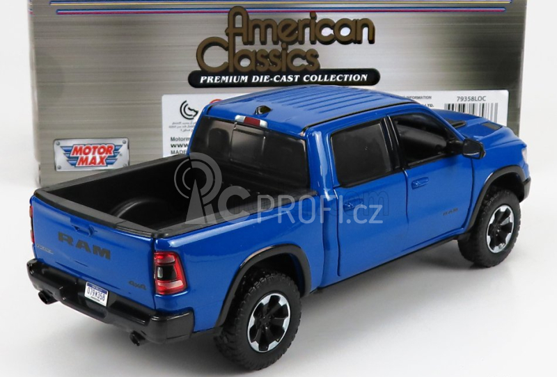 Motor-max Dodge Ram 1500 Double Cab Pick-up 2019 1:24 Blue