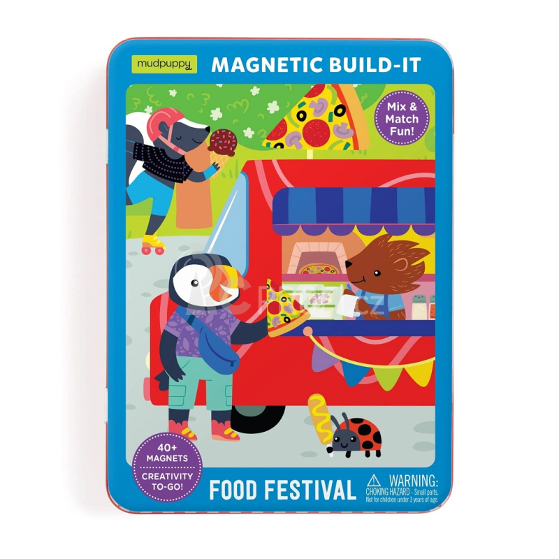 Mudpuppy Magnetická sada Food Truck Festival