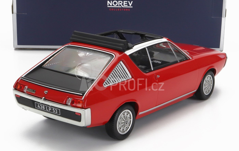 Norev Renault 17 Gordini Cabriolet 1975 1:18 Red