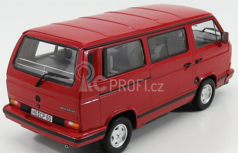 Norev Volkswagen T3 Multivan Minibus Red Star 1992 1:18 Red