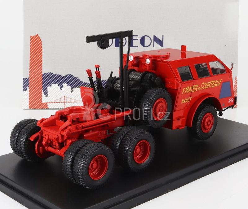 Odeon Pacific Tank M26 Tractor Truck 3-assi F.mayer & Courteaux 1944 1:43 Red