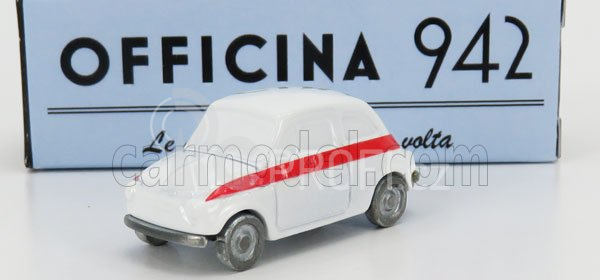 Officina-942 Fiat 500 Sport 1958 1:76 Bílá Červená