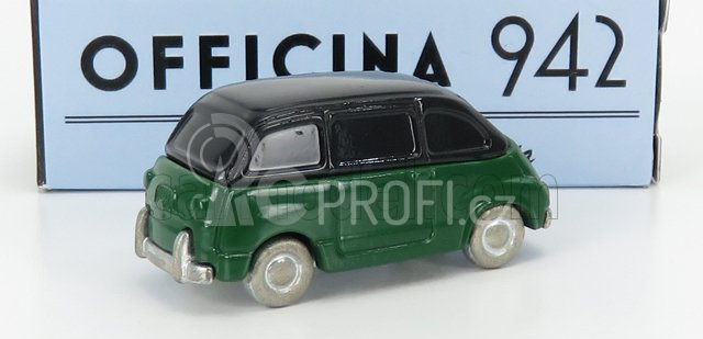 Officina-942 Fiat 600 Multipla 1956 1:76 Zelená Černá