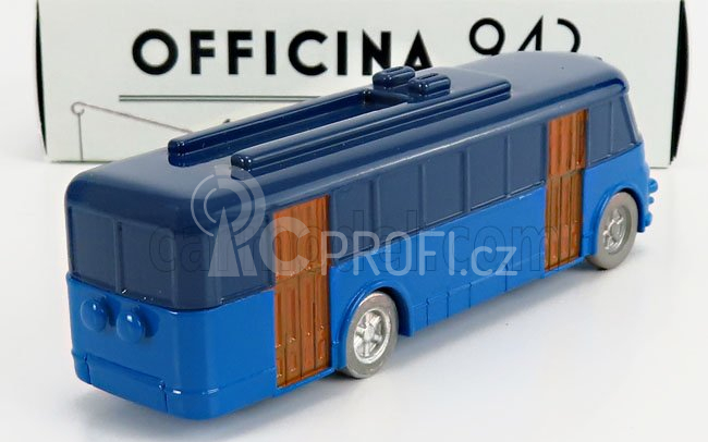 Officina-942 Fiat 668f Filobus Autobus - Filovia Torino Chieri 1951 1:76 Blue