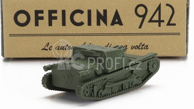 Officina-942 Fiat L3/33 Ansaldo Tank Carro Veloce 1933 1:76 Vojenská Zelená
