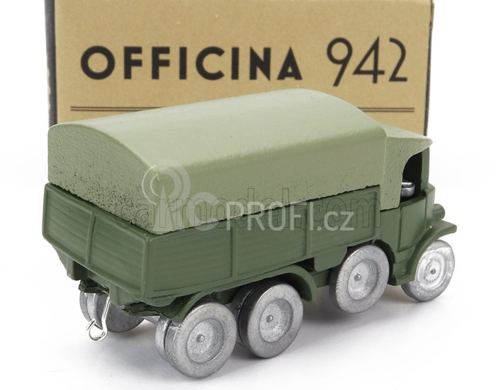 Officina-942 Fiat Spa Dovunque 35 Truck 3-assi 1935 1:76 Vojenská Zelená