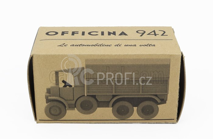 Officina-942 Fiat Spa Dovunque 35 Truck 3-assi 1935 1:76 Vojenská Zelená