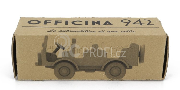 Officina-942 Om fiat Autocarretta 36dmp 1936 1:76 Vojenská Zelená