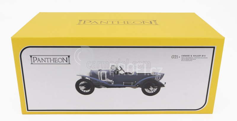 Pantheon Chenard & walcker Type U3 15cv Sport 3.0l S4 Team Chenard-walcker Sa N 10 2nd 24h Le Mans 1923 Raoul Bachmann  - Christian Dauvergne 1:18 Světle Modrá