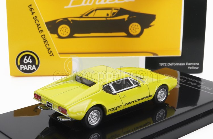Paragon-models De tomaso Pantera Rhd 1972 1:64 Žlutá