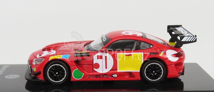 Paragon-models Mercedes benz Amg Gt3 Evo N 50 - 50th Anniversary Red Pig Livery 2022 1:64 Red