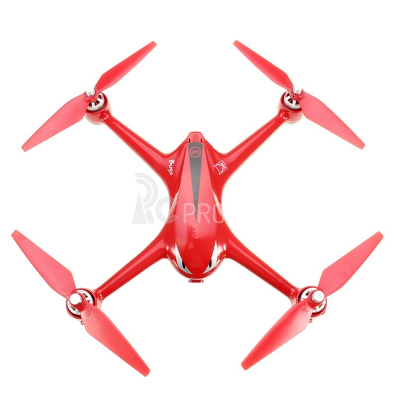 Dron MJX Bugs 2 brushless, červená