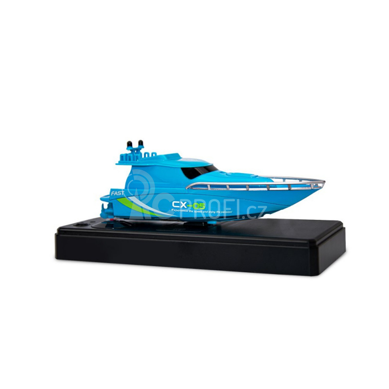 RC loď Mini Racing Yacht, modrá
