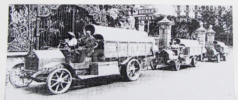 Rio-models Fiat 18 Bl Truck Autocarro Impresa Edile - Eternit 1916 1:43 Zelená