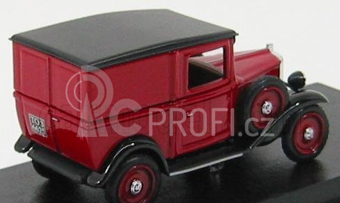 Rio-models Fiat 508 Balilla Van 1935 1:43 Červená Černá