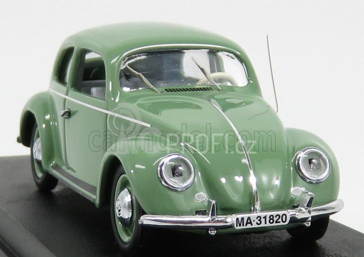 Rio-models Volkswagen Beetle Maggiolino 1200 De Luxe 1953 1:43 Zelená