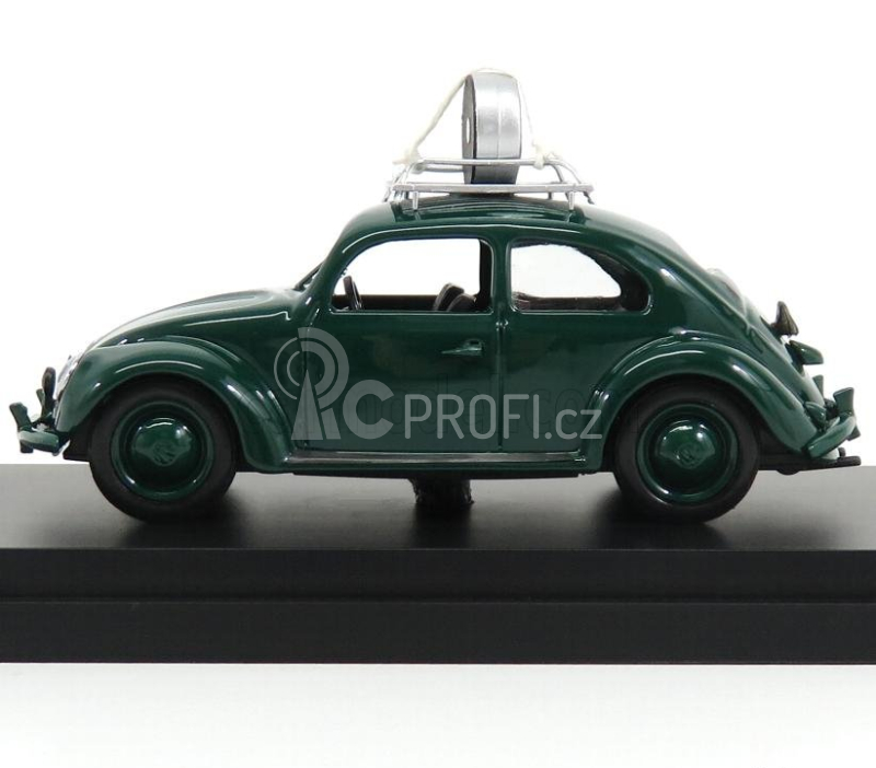 Rio-models Volkswagen Beetle Maggiolino Wiesbaden Police Speed Control 1957 1:43 Black