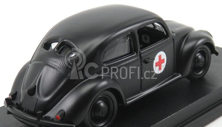 Rio-models Volkswagen Beetle Military Ambulance 1943 1:43 Black