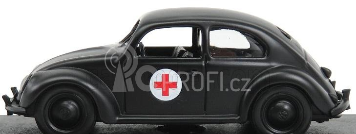 Rio-models Volkswagen Beetle Military Ambulance 1943 1:43 Black