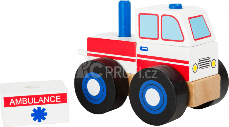 Small Foot Dřevěná skládací ambulance