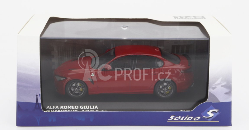 Solido Alfa romeo Giulia Quadrifoglio Biturbo 2019 1:43 Red