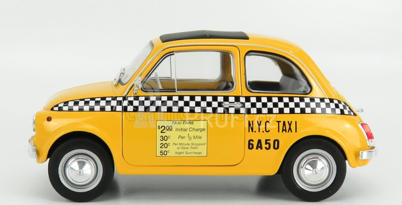 Solido Fiat 500 Taxi Nyc New York City 1965 1:18 Žlutá