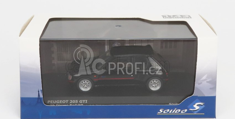 Solido Peugeot 205 Gti Dimma Body Kit 1988 1:43 Black