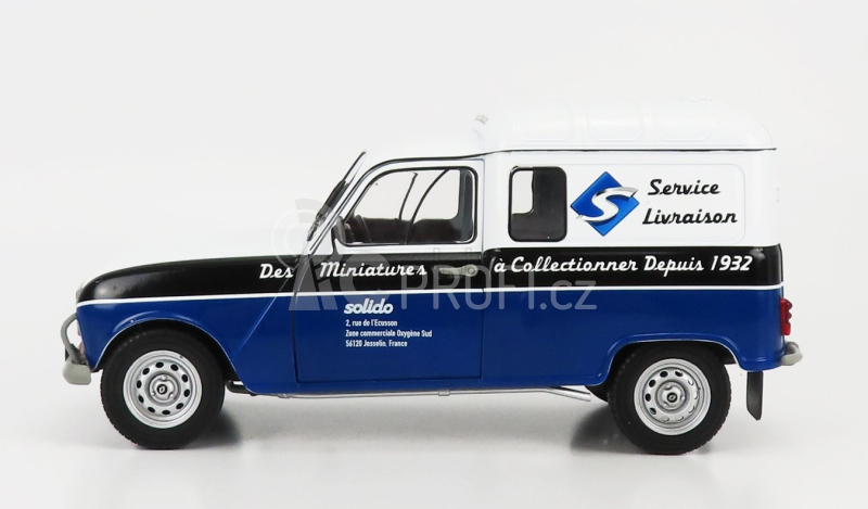 Solido Renault R4 F4 Van Delivery Service 1988 - Solido 90th Anniversary Edition 1:18 Bílá Modrá