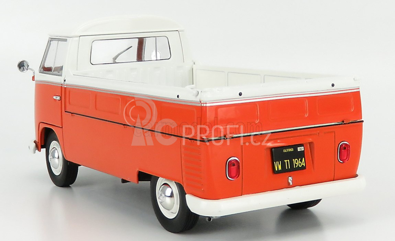 Solido Volkswagen T1 Pick-up Open 1950 1:18 Oranžová Bílá