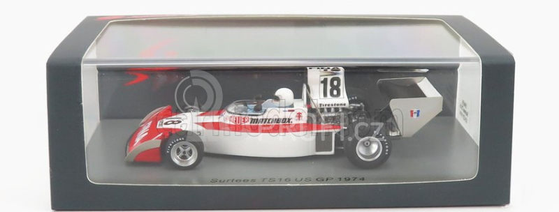 Spark-model Surtees F1  Ts16 N 18 Usa Gp 1974 J.dolhem 1:43 Červená Bílá