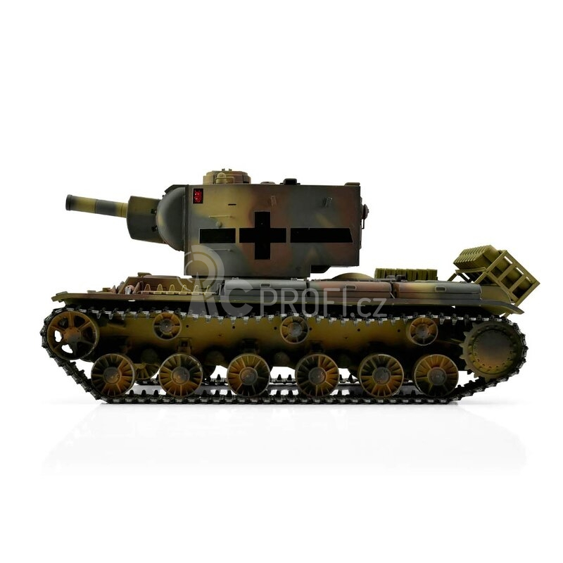 TORRO tank PRO 1/16 RC KV-2 754 (r) vícebarevná kamufláž - Infra IR - kouř z hlavně