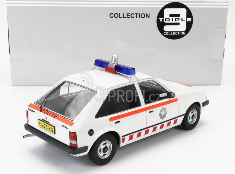Triple9 Opel Kadett D Dutch Police 1984 1:18 Bílá Oranžová