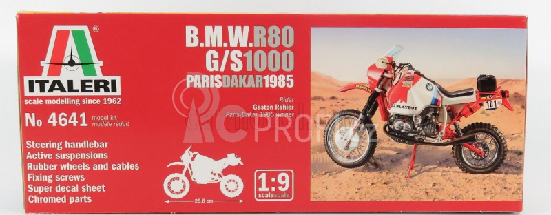 Italeri BMW R80 G/s 1000 Rally Paris Dakar 1985 1:9 /