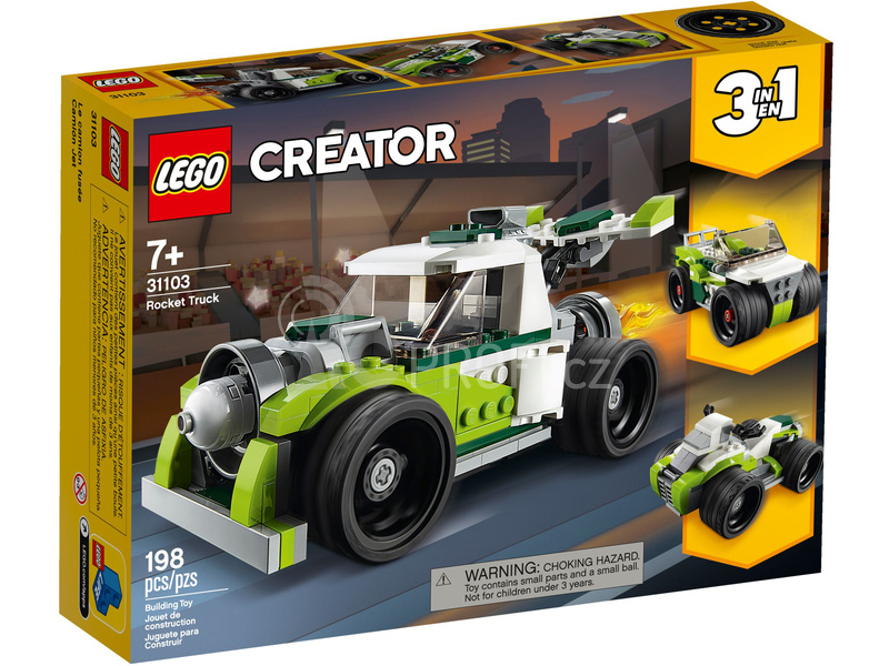 LEGO Creator - Auto s raketovým pohonem