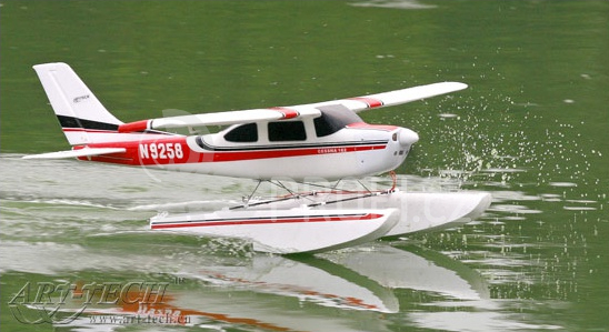 Montážní kit - plováky na RC letadlo Cessna 400