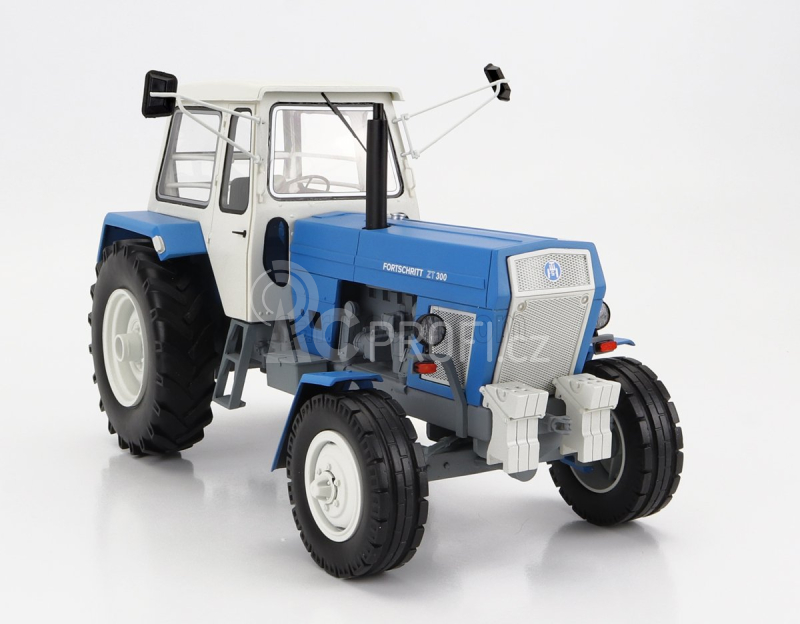Schuco Fortschritt Zt300 Tractor 1964 1:18 Světle Modrá Šedá