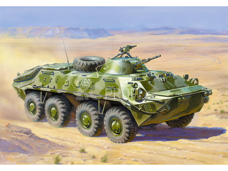 Zvezda obrněné vozidlo BTR-70 APC Afganistán (1:35)
