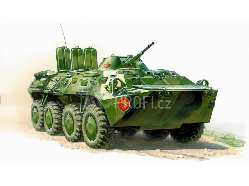 Zvezda obrněné vozidlo BTR-80 - reedice (1:35)