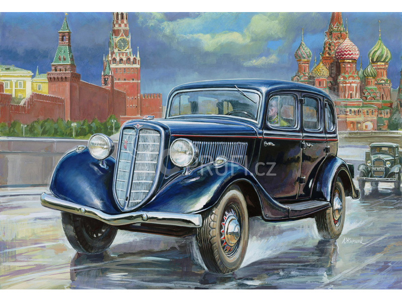 Zvezda sovětské auto GAZ M1 (1:35)