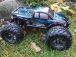 RC auto X9115 Challenger monster, modrá + náhradní baterie